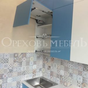 Кухня в синем цвете Акриловая эмаль 88.9 Кухня в синем цвете Акриловая эмаль