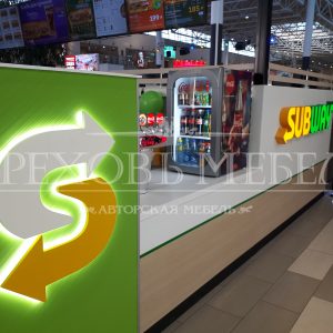 Торговый островок Subway в МЕГА