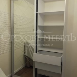 Шкаф купе с лазерной гравировкой по зеркалу